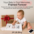 My Tiny Prints Newborn Baby Handprint And Footprint Kit     Photo Keepsake Fram   