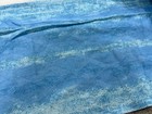 Queen Blue Tailored Bedskirt Bed Skirt Dust Ruffle 14  Drop