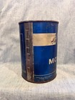 Esso Vintage 1 U s  Quart Metal Motor Oil Can Sae 30 Blue White Gas   Oil