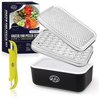 Cheese Grater With Container And Lid   Peeler Set - Vegetable Fruit Multi 