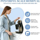 Coffee Maker Cleaner Descaler Tablets  24 Counts Machine Cleaning Tabs  Works Wi