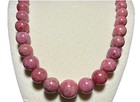 Jay King Sterling Silver Pink Rhodonite Beaded Necklace J12-14