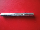 J7201  Antique Dutch Snake  Wrapped  833 Silver Needle Case   See Description