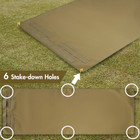 1000d Waterproof Shooting Mat Non-slip Prone Padded Roll-up Hunting Pad Portable