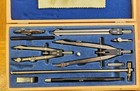 Vintage Alvin Precision Drawing Sets Tool Set - 15  Pieces - Compass - Germany