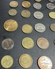 84 Various Vintage Tokens Coins Casinos  Game  Car Washes  Recuerdo Matrimonial 
