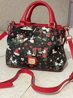 2017 Disney Dooney   Bourke Christmas Woodland Winter Crossbody Satchel Hand Bag
