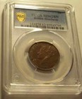British Honduras  1945 George Vi Cent  Pcgs Ms 62 Bn  130 000 Mintage 