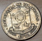 1972 Philippines 1 Piso Jose Rizal Copper-nickel-zinc