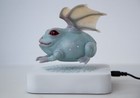 Levitating Frog Kinetic Sculpture With Dragon Wings  Weird And Magic Frog Doll