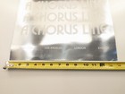 A Chorus Line Best Musical Broadway Poster Window Card Silver Vintage 14x 22 