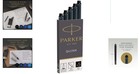 Parker Quink Fountain Pen Ink Refill Set  5 Pk  - Consistency   Quality Assured