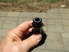 Ground Top-blackglass Perfume scent Bottle  Crude