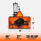 Mechmaxx 48  3 Point Pto Snow Blower 360   Snow Chute 20-45 Hp cat I   Ii  Tsb48t