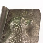Antique 7 5  Tall Sommet France Poodle Dog Tin Chocolate Mold  1306 Primitive