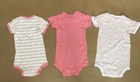 Baby Girl Set Of 3 Pink One Piece Bodysuits Infant Size 9 Months Harper Canyon