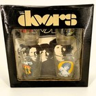 The Doors Shot Glass Set Of 4 Bravado 2011 Classic Rock Band Collectible Glasses
