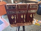 Rare Schermack  triple Postage Stamp Vending Machine Triple  5c 6c 8c Sanitary
