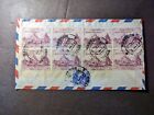 1955 Burma Airmail Cover Rangoon To Hanau Germany Certificate Of Posting