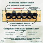 17 18ml Paint Rack Compatible With Skadis  Vallejo And Other Paint Brands  4pack