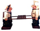 Vtg Bombay 25  R Shipman Pig Chef Cook Maid Sculptures Kitchen Restaurant Decor