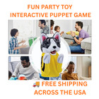 Funny Boxing Hand Puppet Interactive Plush Animal Toy Party Game Gift For Kids