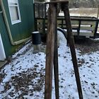 Antique Wooden Tripod Surveyor Level Transit Tripod 58 Inches