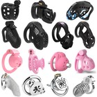 2024 Male Abs Chastity Cage Click   Lock Sissy Cage With Rings Lock Device Hot  