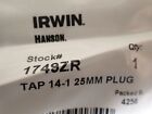 Irwin Hanson 1749zr M14-1 25mm 4 Flute Straight Plug Tap  bn388 
