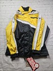 Tour Master Defender Rainsuit Pants Suspenders   Jacket Reflective Sz Small Nwt 