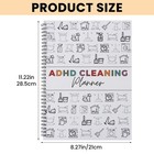 Adhd Cleaning Planner  Cleaning Schedule And Checklist Organizer  Editable Ho   