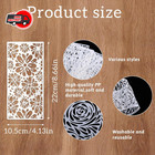 16 Pcs Stencils For Crafts Reusable Stencils For Painting Texture Stencils Backg