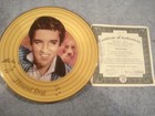 Vintage 1990 s Set Of 7 Elvis Presley  solid Gold Elvis  Collectible Plates