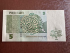Latvia  Lettland Paper Money 5 Lats  2009