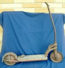 Antique Kids Push kick Scooter Child s Scooter Rare Find 20 s 30 s 40 s 50 s  