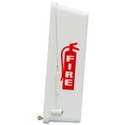 6 Pack 10 Lb  Fire Extinguisher Cabinets Indoor Outdoor White Surface Mount