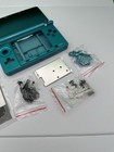 Full Housing Shell Case For Nintendo 3ds System Replacement Screen Aqua Blue