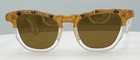 Unusual Vintage Nos Bamboo Lucite Tiki Sunglasses Unisex - Victory Optical  1960