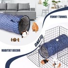 Rabbit Tunnel - Guinea Pig Tunnel  Guinea Pig Tube  2-way Small Pet Play Tube   