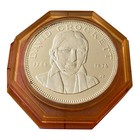 1970 Franklin Mint Ncs Coin Medal The David Crockett Sterling Silver Proof