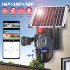 9mp Outdoor Solar Battery Powered Home Security Camera Wireless Wifi Nightvision