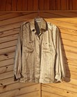 Vintage Retro Button-up Shirt  Gold Dress Shirt  70s 80s Disco Party Button-down