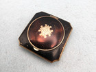 Vintage Art Deco Makeup Compact Rouge Powder W mirror Foldout