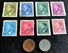 Germany Wwii Era Third Reich Nazi Stamps   1 Rp Zinc   Bronze Coin Set Authentic