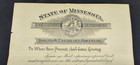 1912 Minnesota Conservation Congress Signed By Governor Eberhart   Sos Schmahl