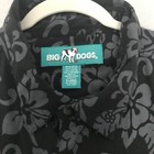 Big Dog Hawaiian Mens Black Beer Bottle  Short Sleeve Button Front Shirt Size Xl