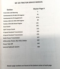Set Massey Ferguson 165 Tractor Service Repair Owners Operators Parts Manuals