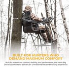 Hawk Hunting Big Denali Ladderstand With 26  Wide Seat And 23  Backrest  Multi