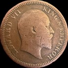 British India Lot Of 9 Copper Coins 1903-1924