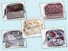 Vera Bradley 3 Pc Cosmetic Cases Set Organizer Makeup Bag Choice Pattern Mfg  75